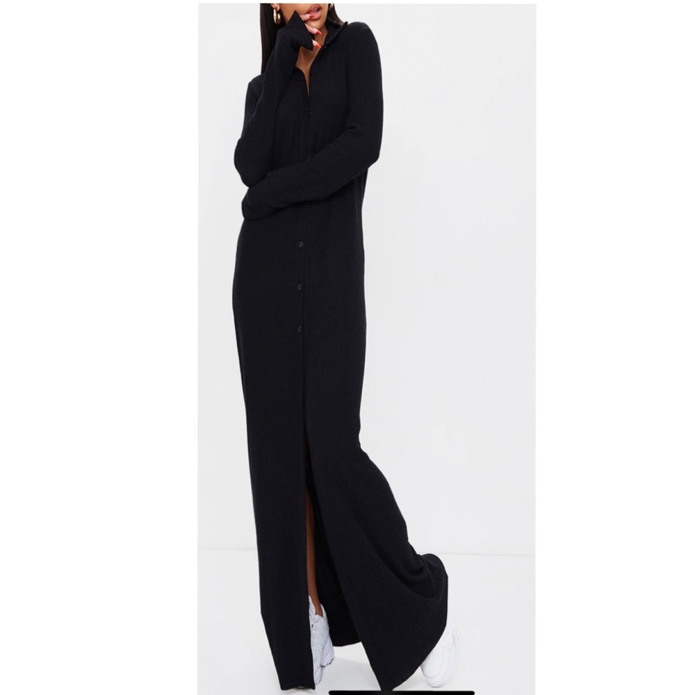 Knit long dress